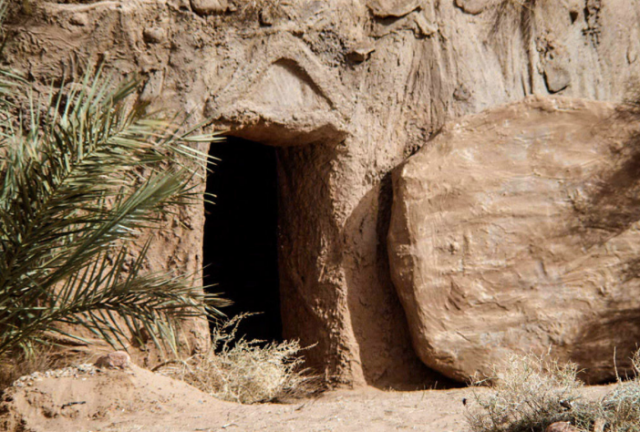the empty tomb of Jesus