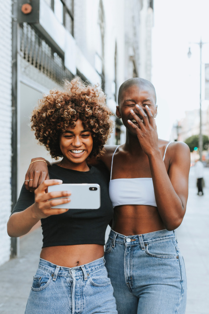 two happy selfies!